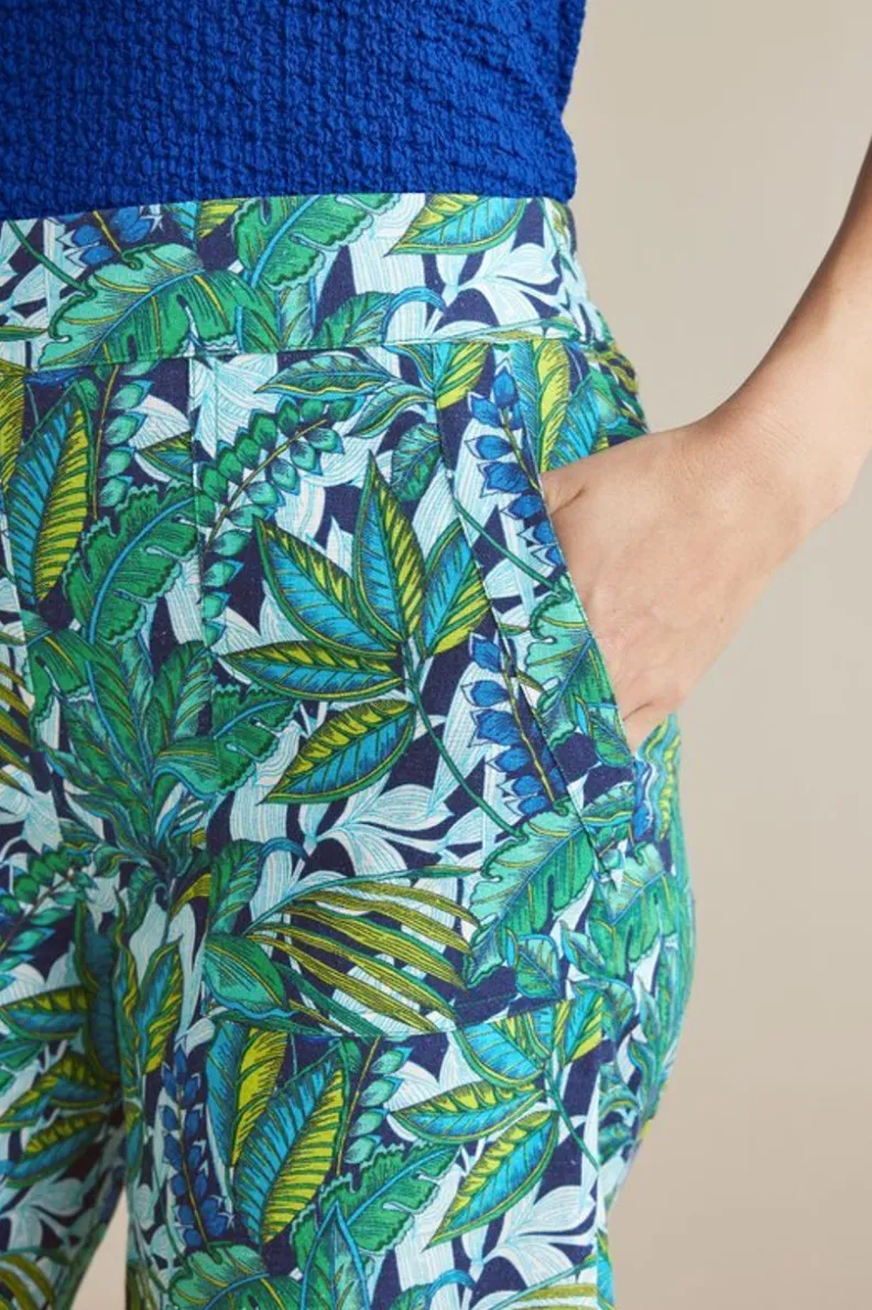 Bermudas Flavia de Soft Surroundings - Tejido transpirable de lino y algodón · Estilo casual para looks frescos · Comodidad premium en días cálidos