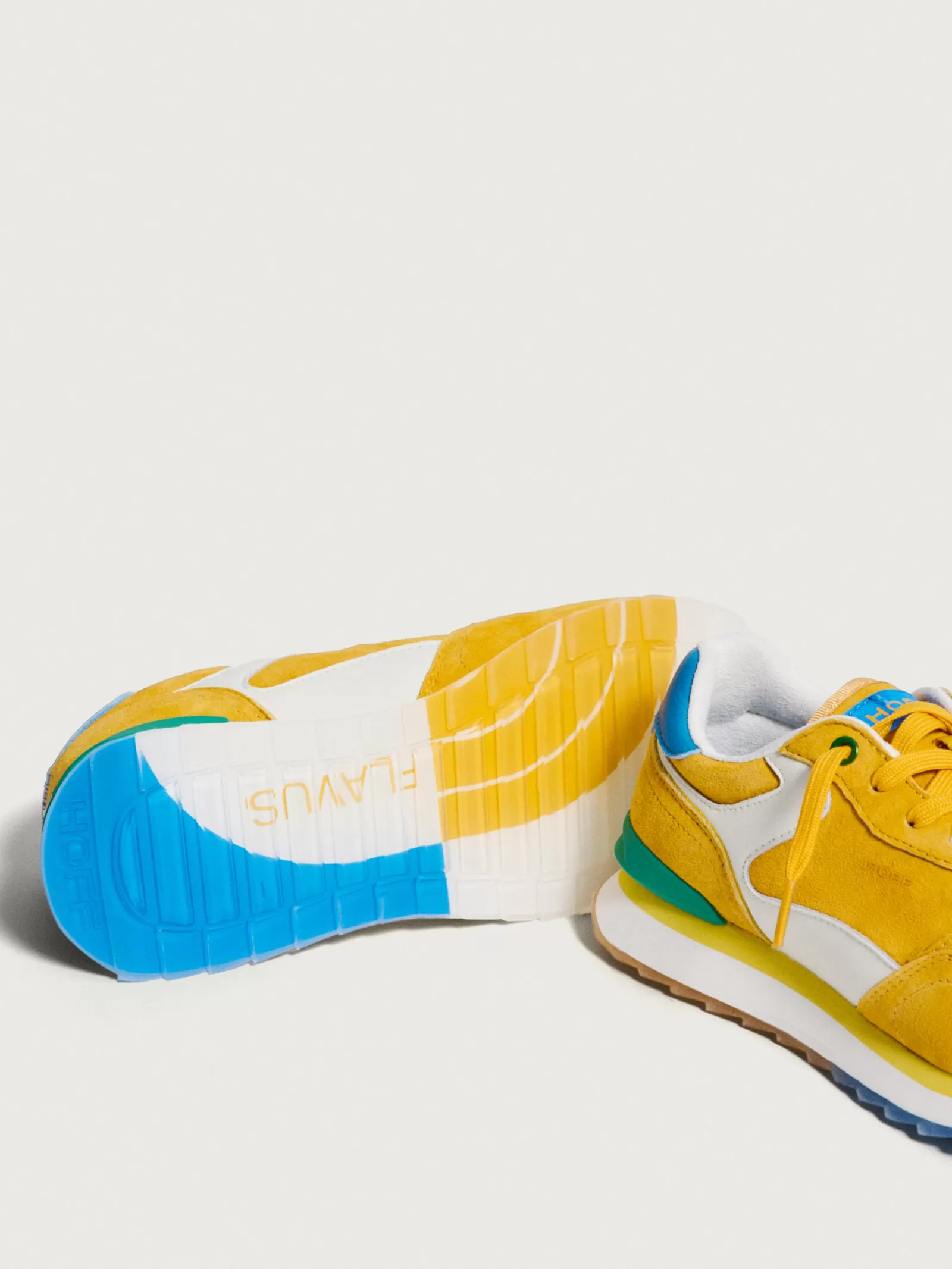Zapatillas Deportivas HOFF FLAVUS - Diseño Liviano para Mujer | Confort Todo el Día | Estilo Urbano en Amarillo Mostaza