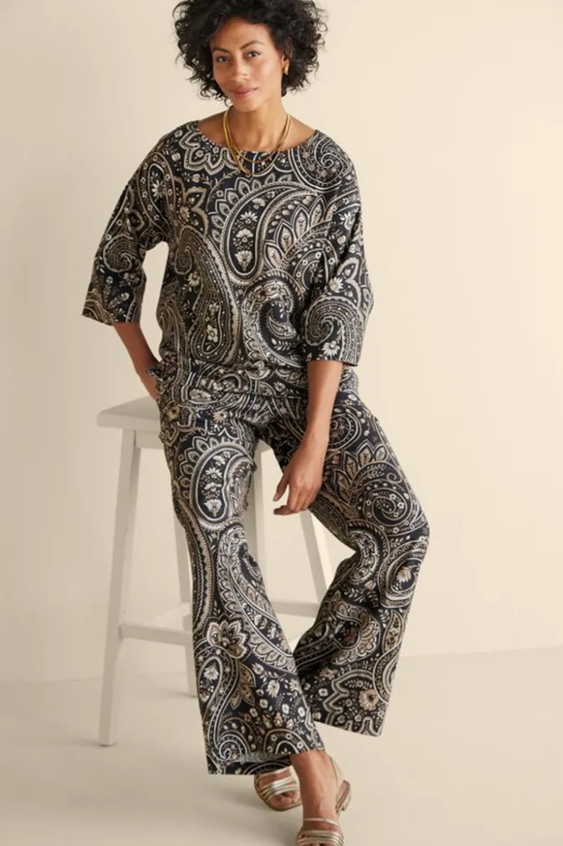 Pantalones Floral Ambiente Suave - Ajuste Perfecto en Tejido Premium para Look Casual