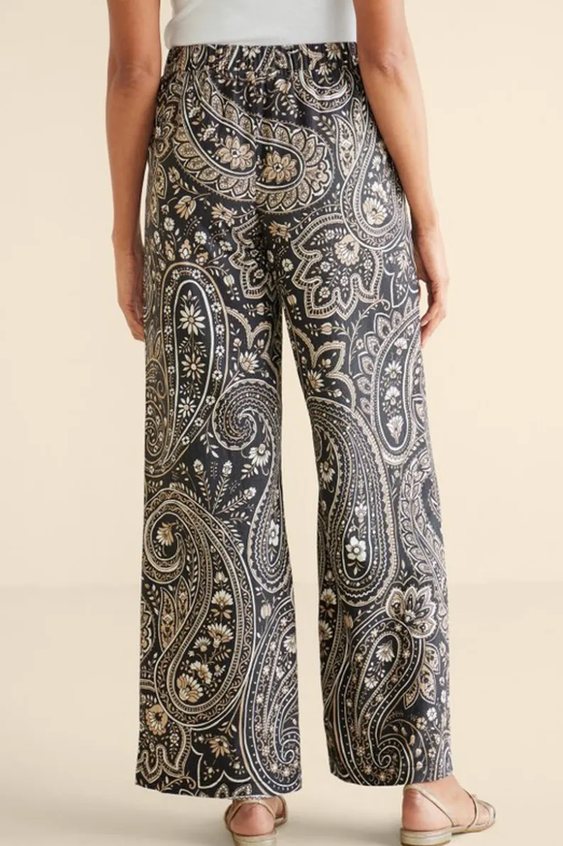 Pantalones Floral Ambiente Suave - Ajuste Perfecto en Tejido Premium para Look Casual