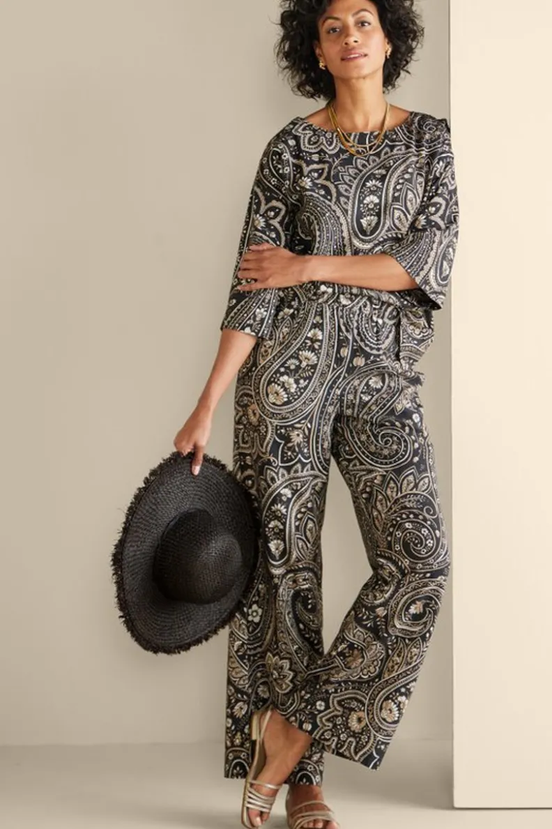 Pantalones Floral Ambiente Suave - Ajuste Perfecto en Tejido Premium para Look Casual