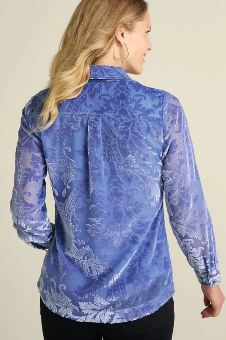 Blusa Elegante Floreat en Terciopelo Premium - Entornos Suaves de Lujo y Confort