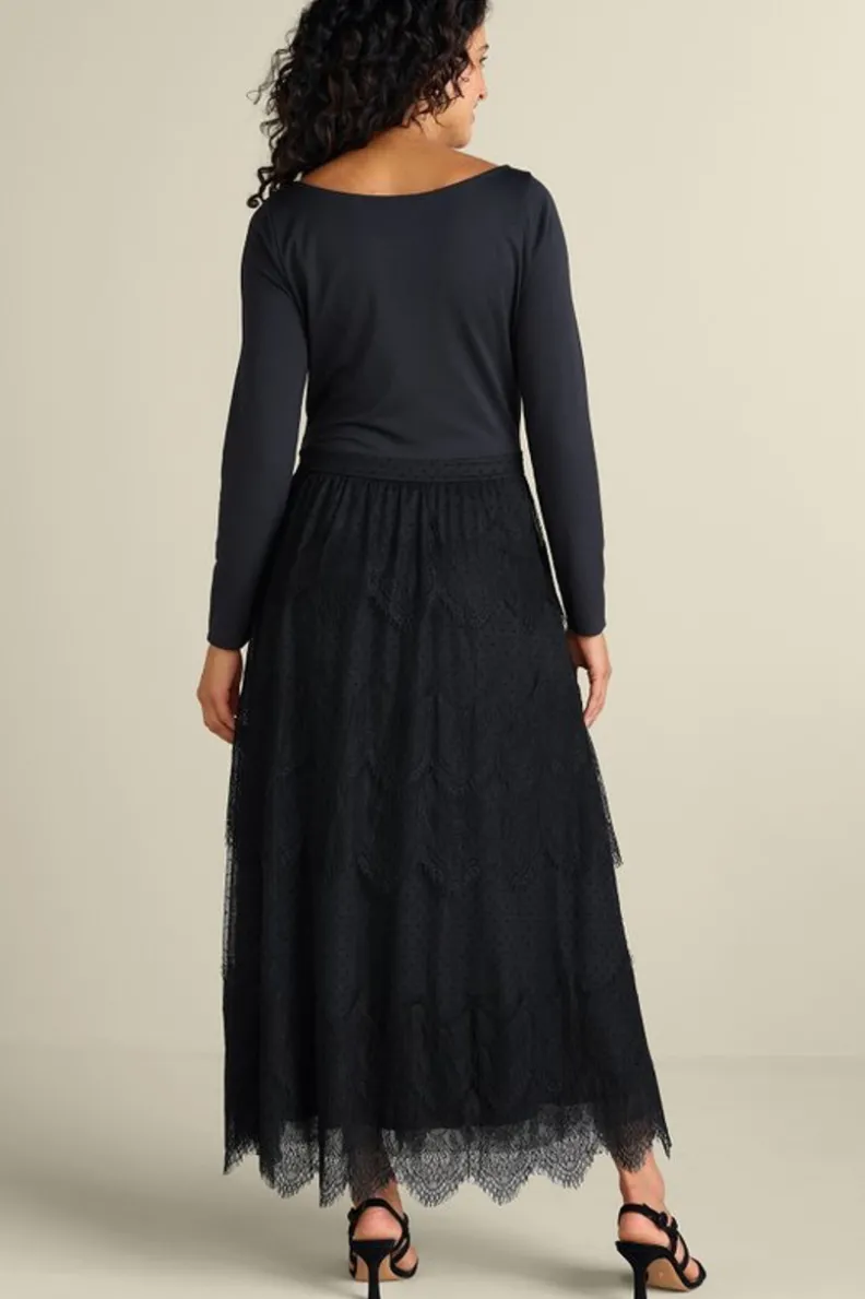 Vestido Frederica en Negro - Elegancia atemporal con detalles de Soft Surroundings 

(Alternativa 2: 