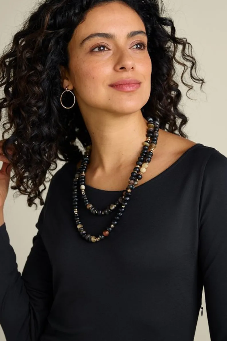 Vestido Frederica en Negro - Elegancia atemporal con detalles de Soft Surroundings 

(Alternativa 2: 