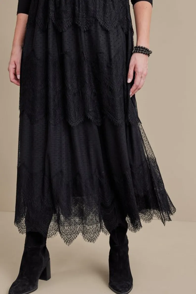 Vestido Frederica en Negro - Elegancia atemporal con detalles de Soft Surroundings 

(Alternativa 2: 