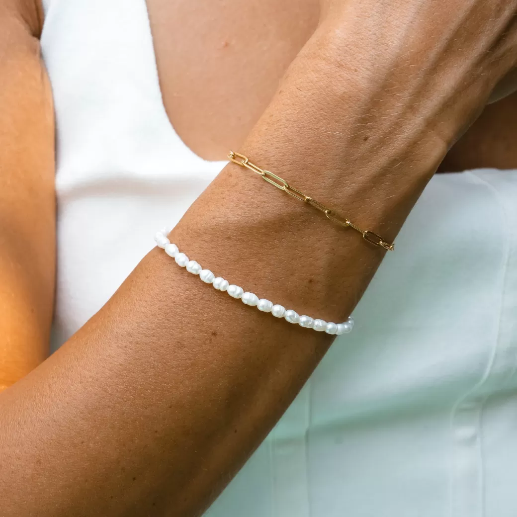 Pulsera de Perlas Auténticas de Agua Dulce | Joyería Atolea - Descuento Especial en Piezas Elegantes