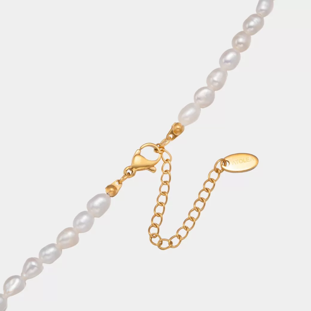 Collar Elegante de Perlas de Río - Diseño Exclusivo por Joyería Atolea