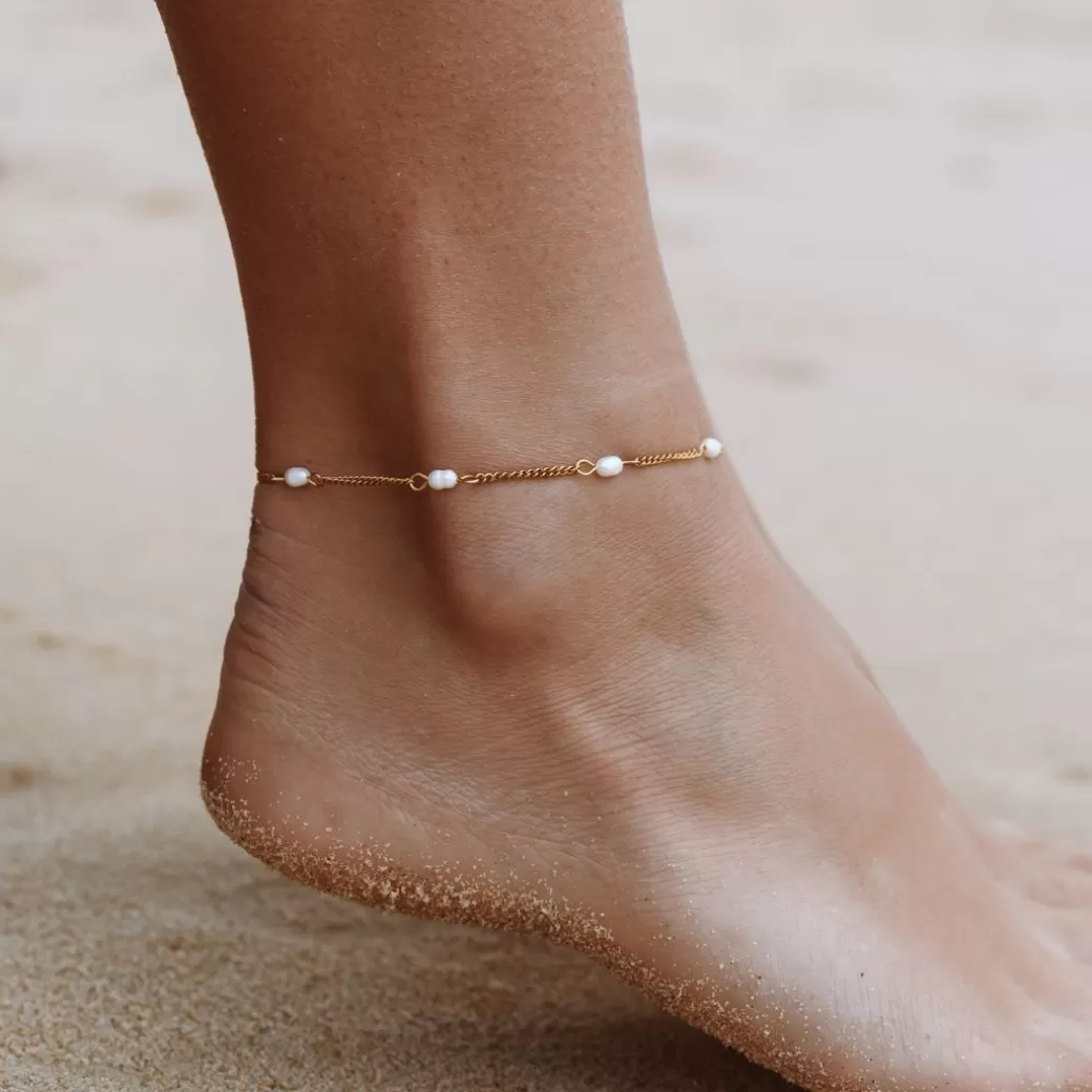 Tobillera Elegante con Perlas Naturales de Río - Joyería Atolea | Oferta Exclusiva
