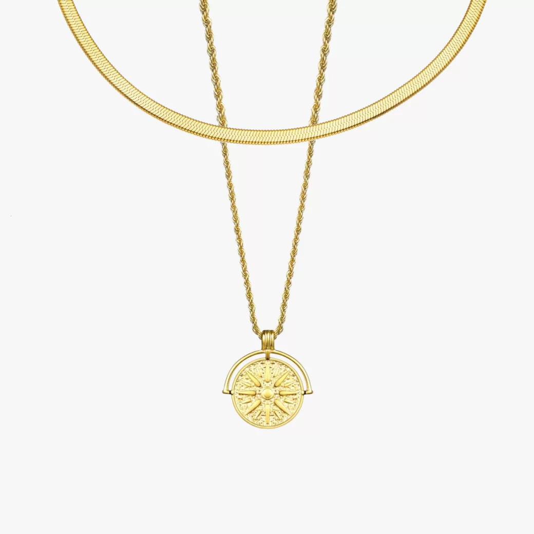 Atolea Joyería - Colección Resplandor Áureo: Lujo Accesible en Juego de Piezas