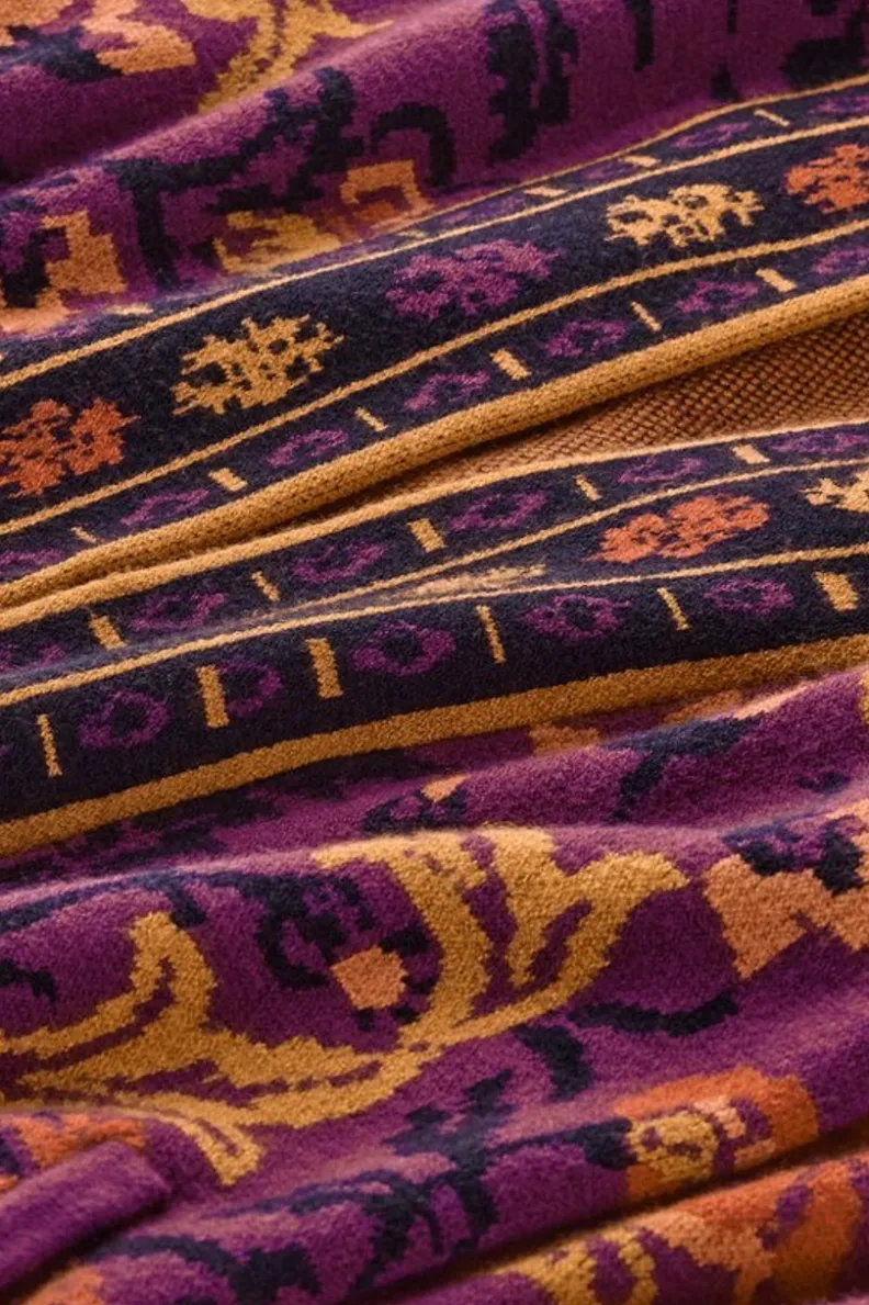 Cárdigan Jacquard Invierno Jardín - Suéteres Acogedores con Detalles Artesanales | Colección Soft Surroundings