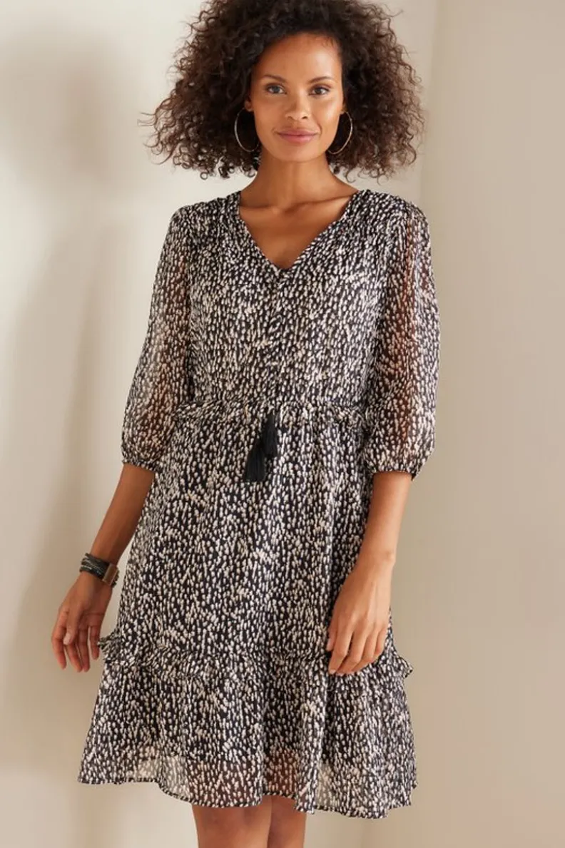 Vestido Hazel de Soft Surroundings en Negro - Elegancia Atemporal con Toque Suave