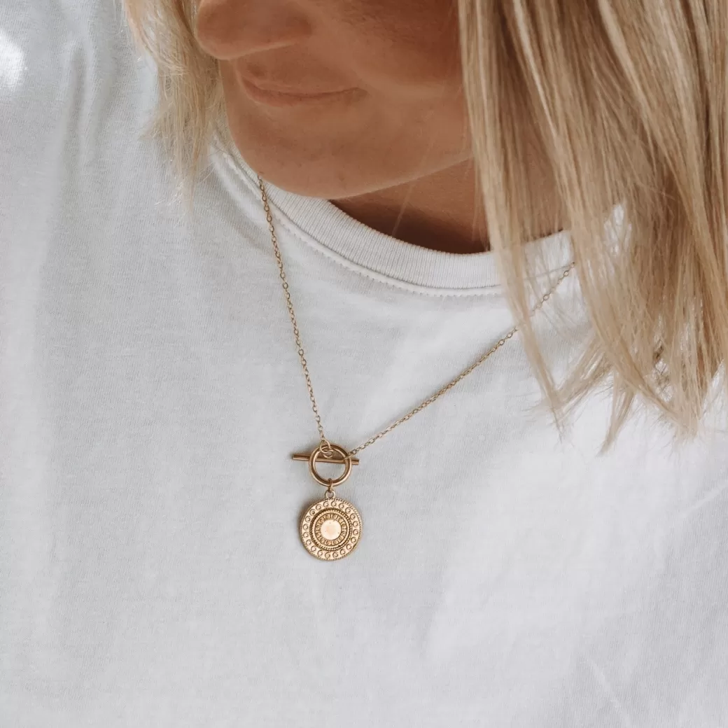 Collar Helios Brillante - Joyería Atolea | Elegancia Solar en Plata 925