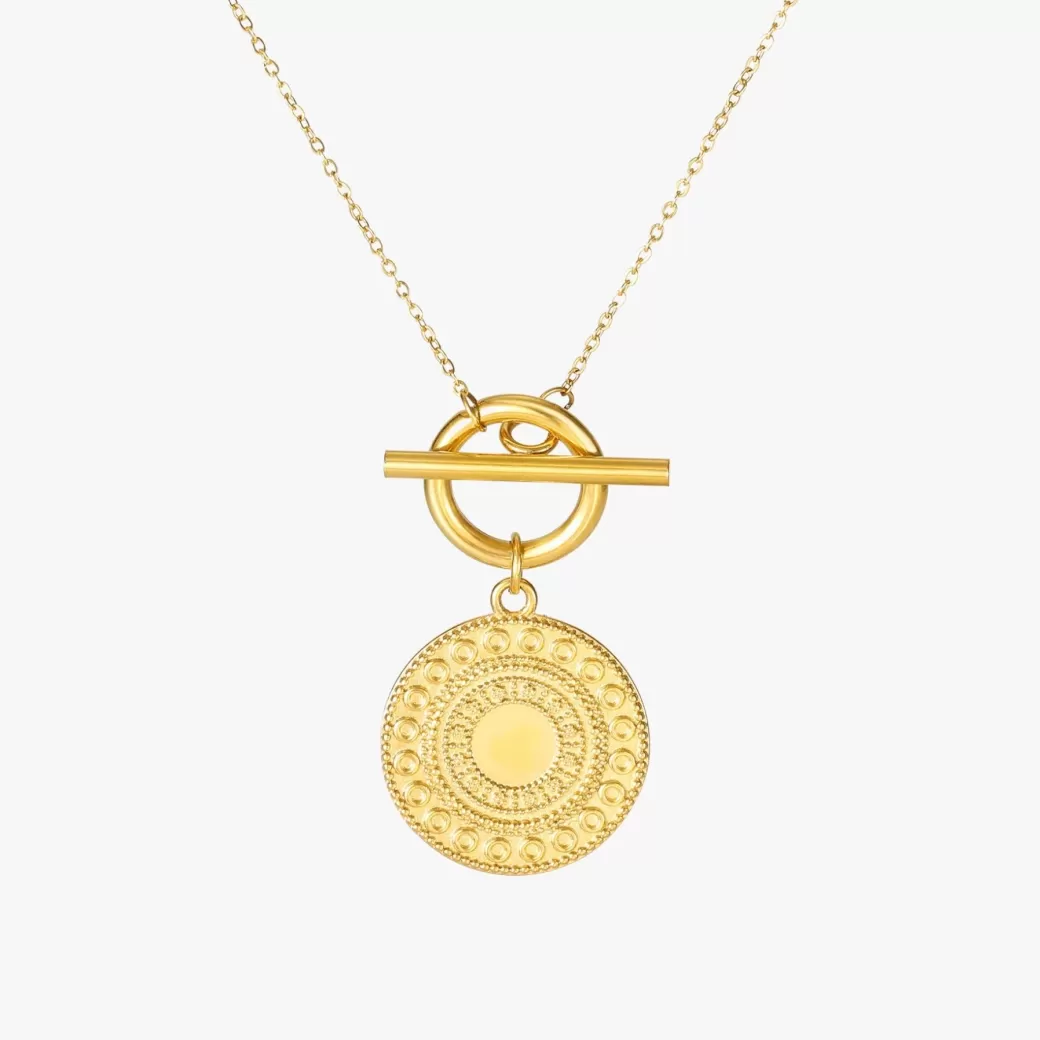 Collar Helios Brillante - Joyería Atolea | Elegancia Solar en Plata 925