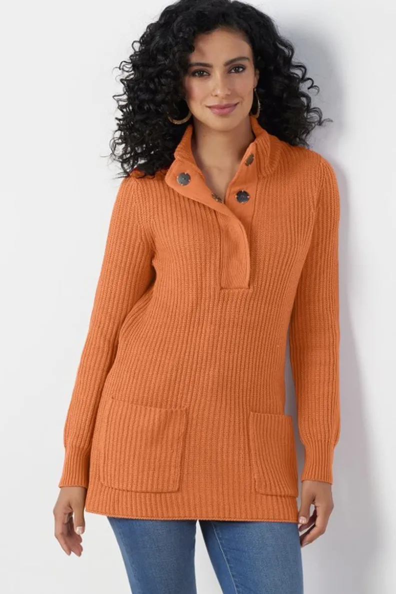Jerséis Cálidos para Mujer: Túnica de Lana de las Tierras Altas - Diseño Acogedor por Entornos Suaves