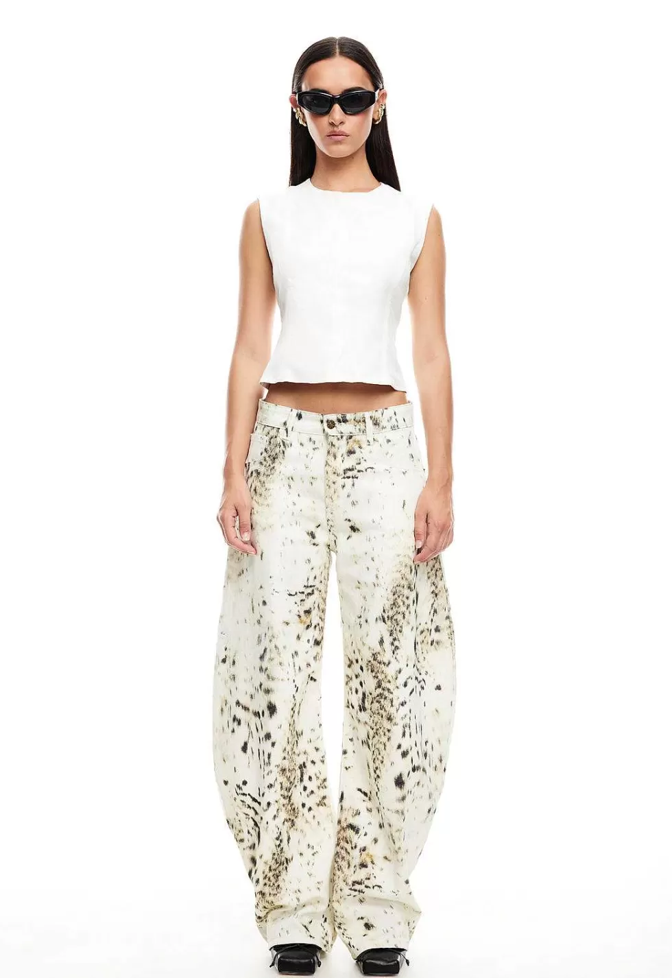 Pantalones Vaqueros León Dorado con Diseño Herradura - Estilo Moderno y Exclusivo