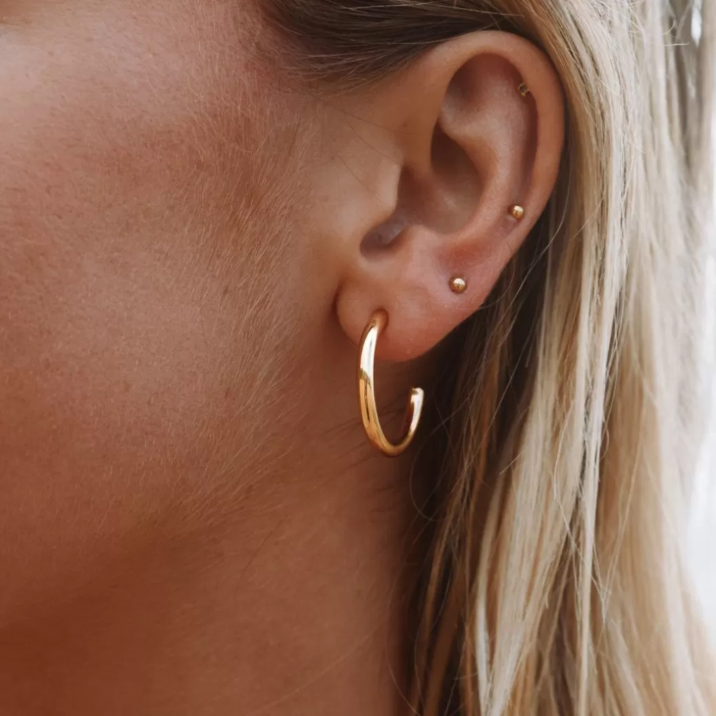 Argollas Resplandecientes Ibiza - Joyería Atolea con Toque Bohemio Costero