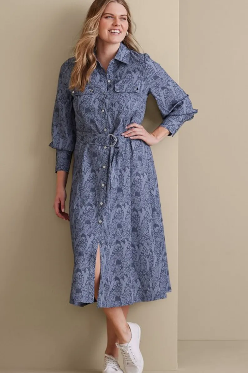 Vestido Irina de Entornos Suaves - Elegancia Nocturna en Azul Sombra con Aire Boho