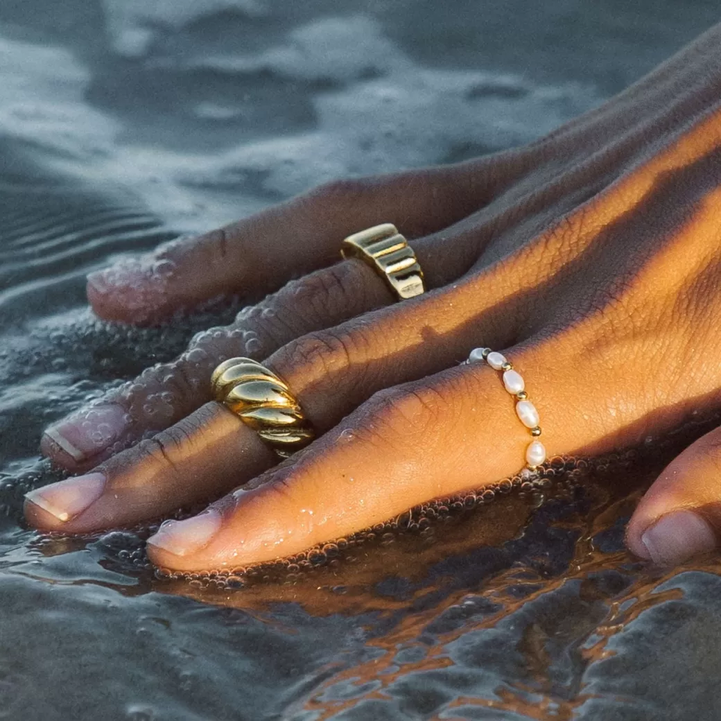 Anillo Inspirado en la Isla | Joyería Atolea - Elegancia Costera con Detalles Artesanales