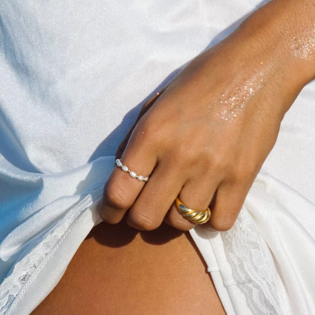 Anillo Inspirado en la Isla | Joyería Atolea - Elegancia Costera con Detalles Artesanales