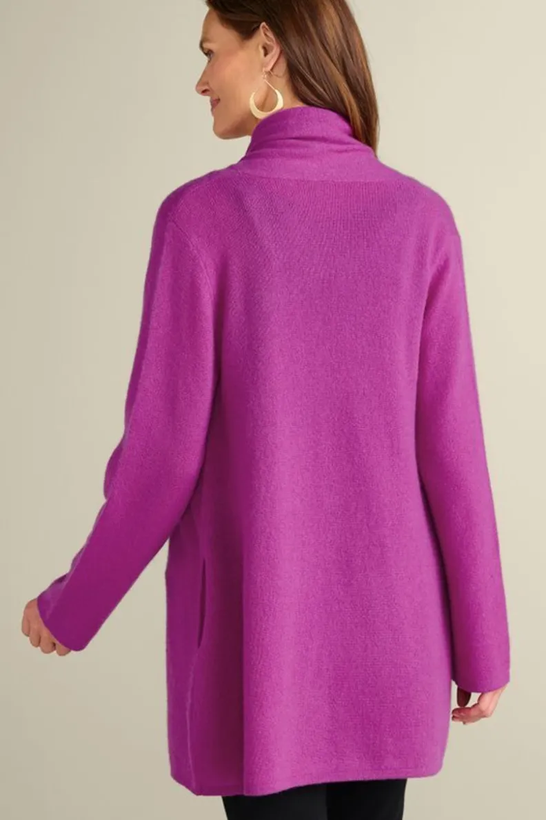 Suéteres y Cárdigans · Abrigo Largo Izzy en Cachemira Ultra Suave - Diseño Cálido de Soft Surroundings