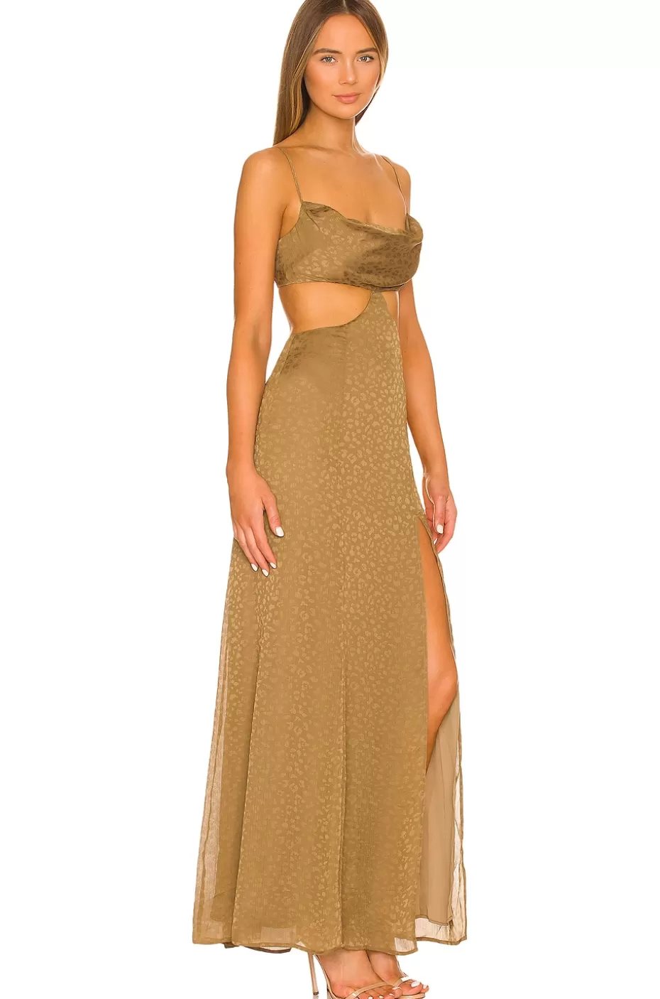 Vestido Largo Jamey de Lovers + Friends - Elegancia Bohemia con Detalles Artesanales