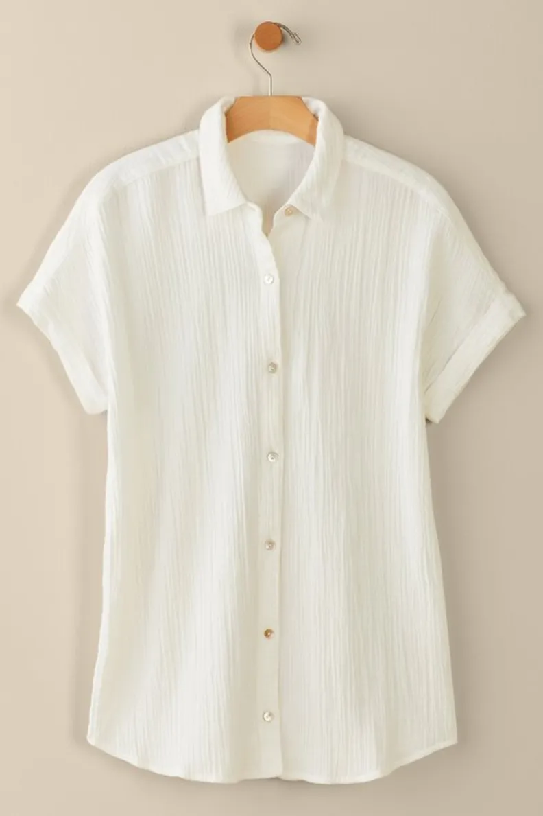 Blusa Je Veux en Tejido de Gasa - Diseño Fresco y Ligero por Soft Surroundings