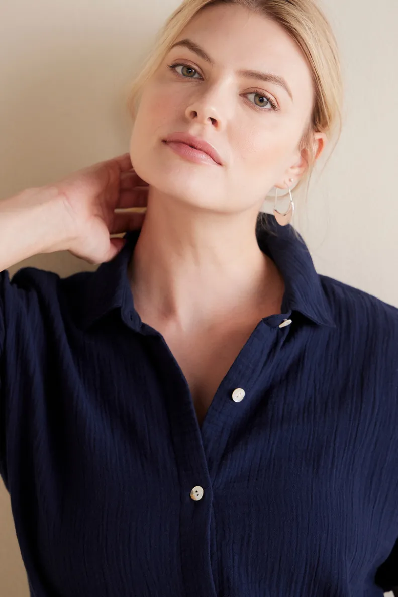 Blusa Je Veux en Tejido de Gasa - Diseño Fresco y Ligero por Soft Surroundings