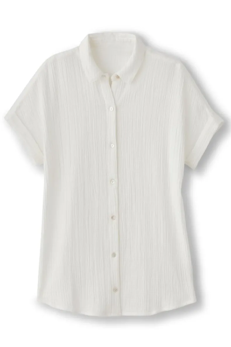 Blusa Je Veux en Tejido de Gasa - Diseño Fresco y Ligero por Soft Surroundings