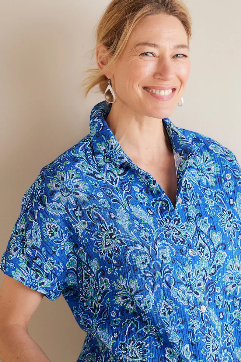 Blusa Je Veux en Tejido de Gasa - Diseño Fresco y Ligero por Soft Surroundings
