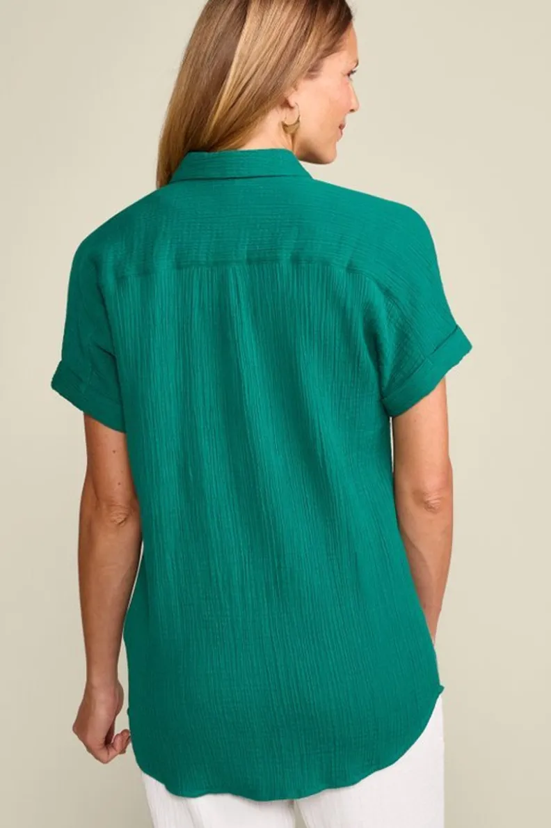 Blusa Je Veux en Tejido de Gasa - Diseño Fresco y Ligero por Soft Surroundings