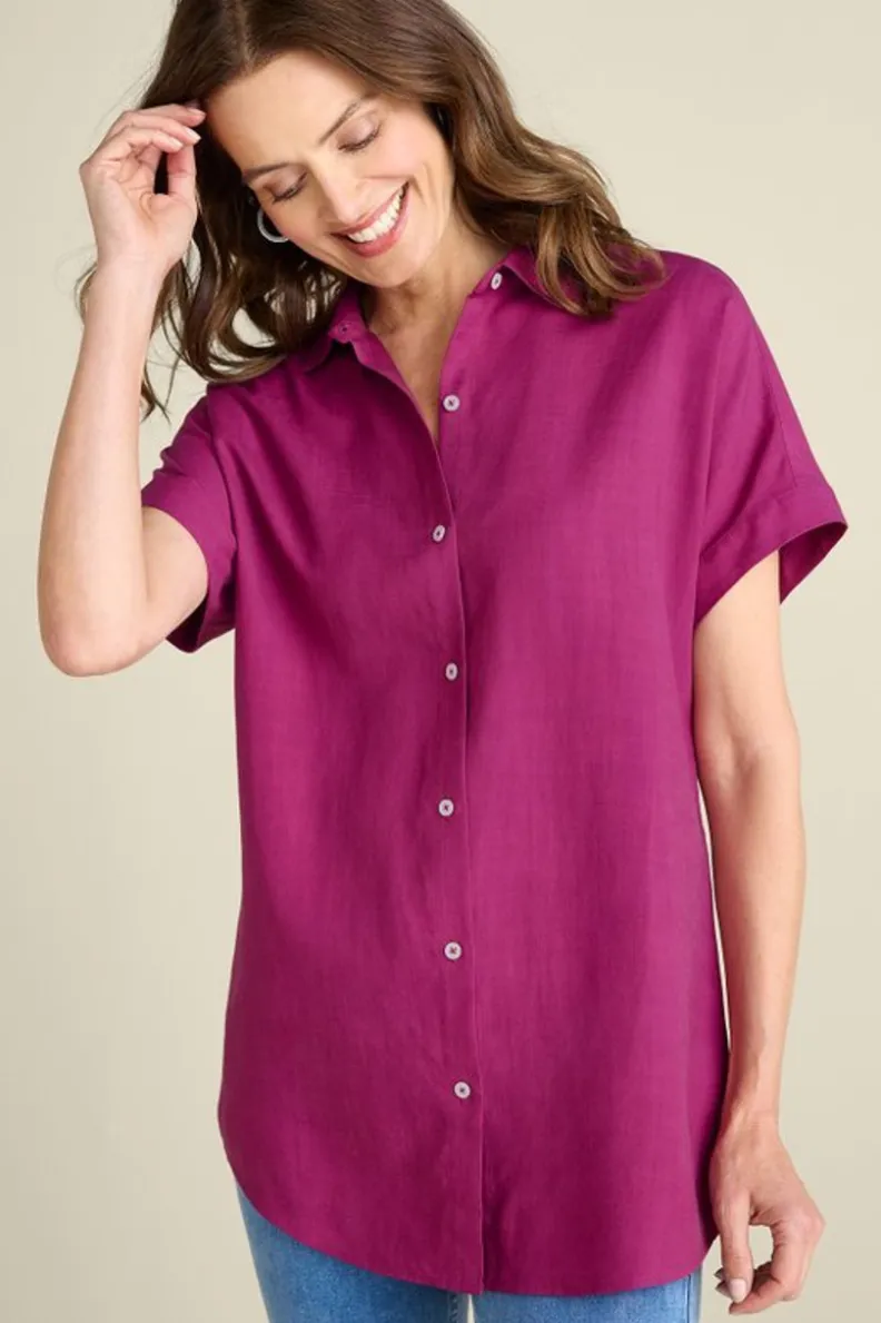 Camiseta Je Veux en Tencel™: Elegancia y Suavidad de Soft Surroundings