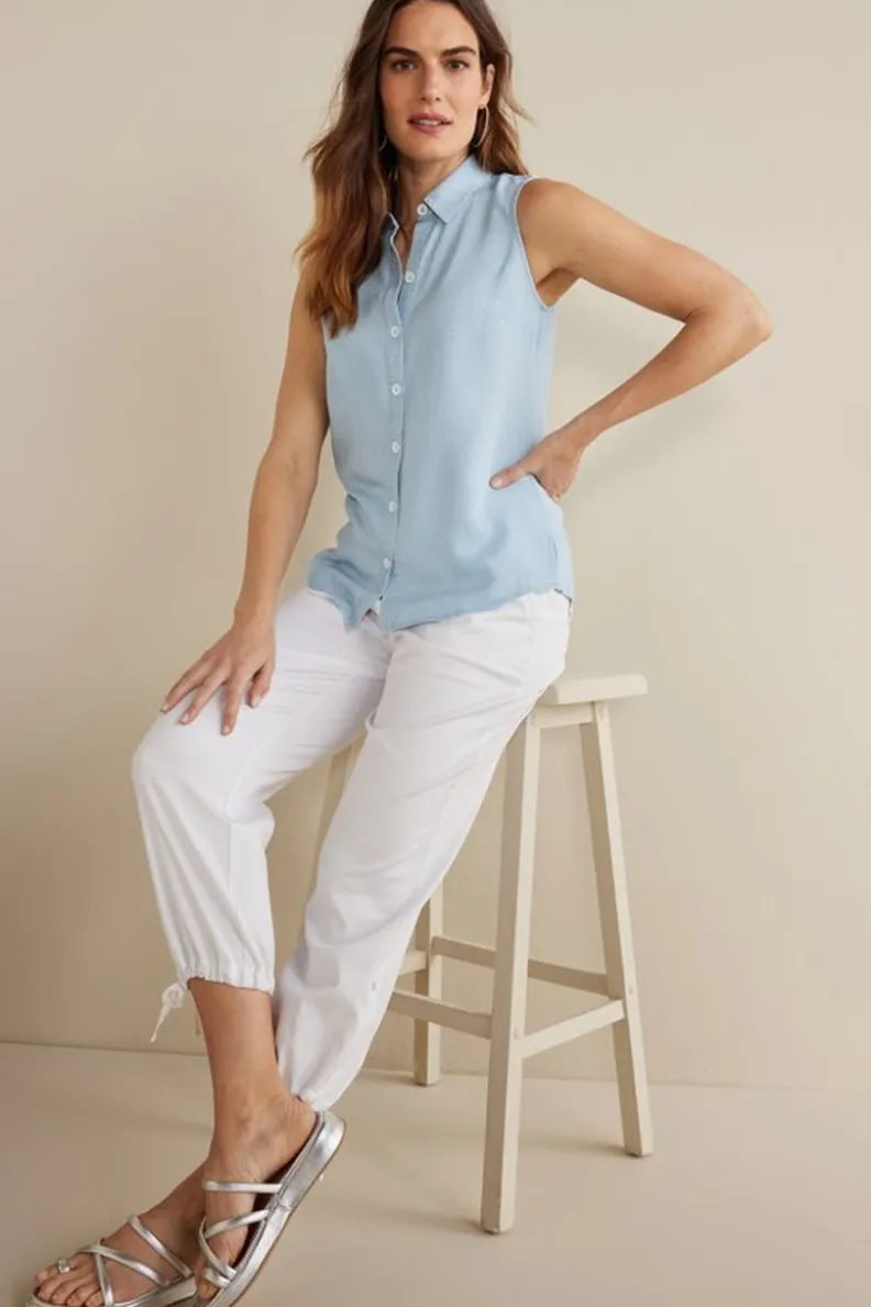 Camiseta Ligera Jennifer Tencel - Chambray Claro de Entornos Suaves