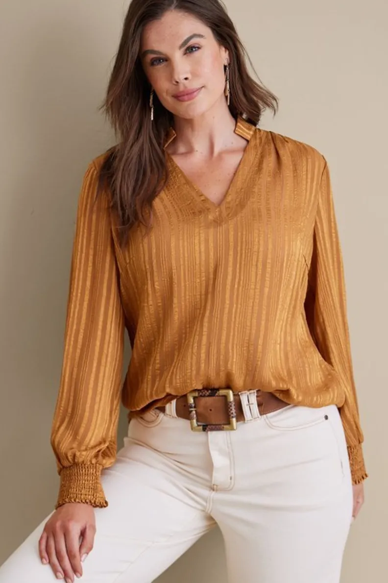 Blusa Jocelyn - Elegancia Casual con Tejido Nuboso de Confort Supremo