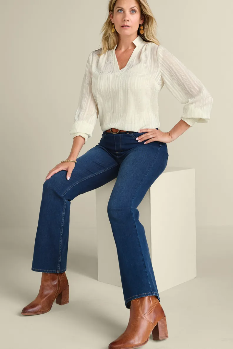 Blusa Jocelyn - Elegancia Casual con Tejido Nuboso de Confort Supremo