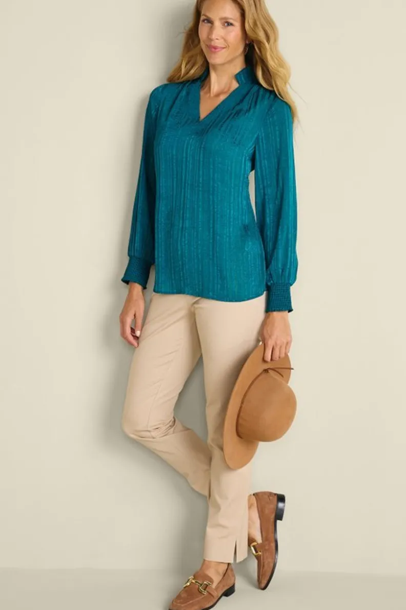 Blusa Jocelyn - Elegancia Casual con Tejido Nuboso de Confort Supremo