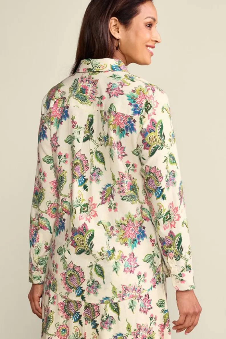 Camisa Jordan en Lino Fresco - Elegancia Suave de Soft Surroundings