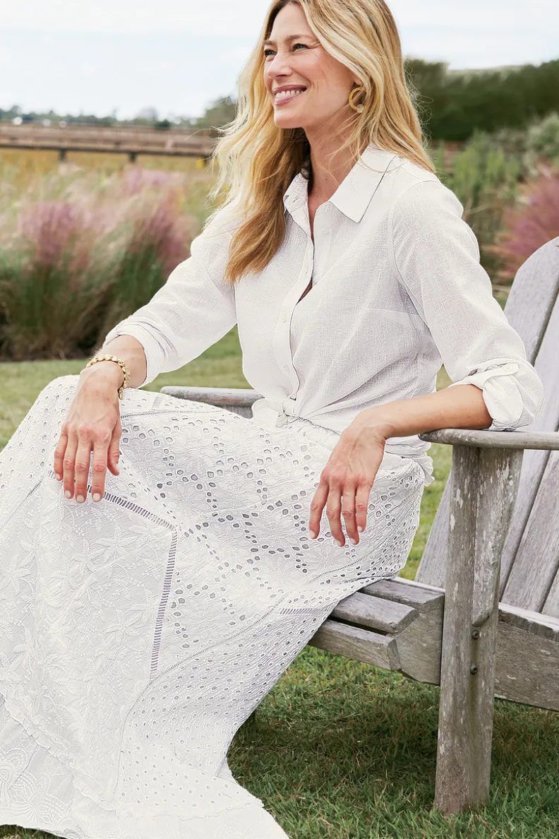 Camisa Jordan en Lino Fresco - Elegancia Suave de Soft Surroundings