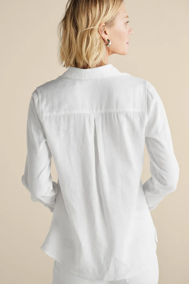 Camisa Jordan en Lino Fresco - Elegancia Suave de Soft Surroundings