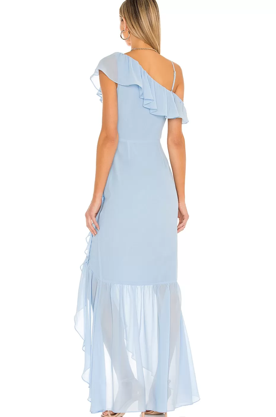 Vestido Largo Elegante de Verano - Amantes & Amigos Colección 'Karen' con Detalles de Encaje, Ideal para Eventos Nocturnos y Ocasiones Especiales