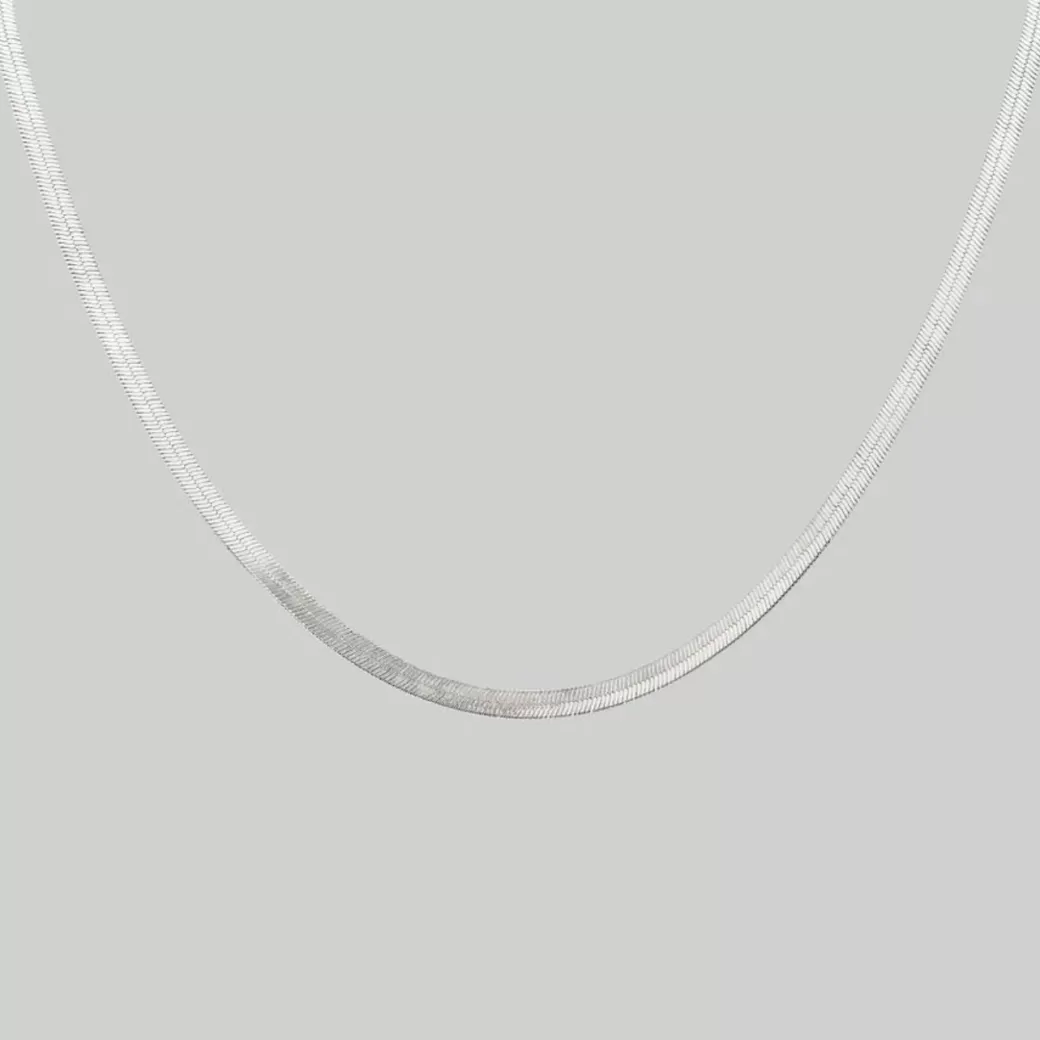 Collar ajustable estilo espiga de Kauai - Joyería artesanal Atolea, diseño hawaiano en plata
