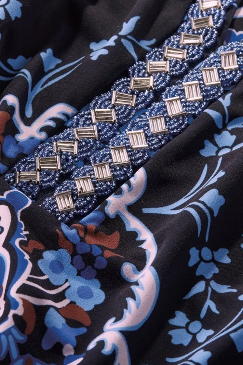 Vestido Elegante Kauri con Estampado Medallón - Tonos Bahía | Diseño Exclusivo de Soft Surroundings para Mujer