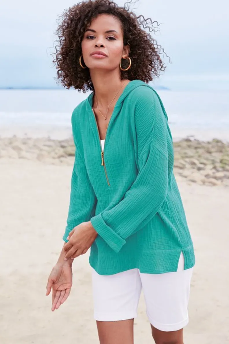 Sudadera Kemia con Capucha en Gasas Suaves - Diseño Transpirable para Momentos de Confort