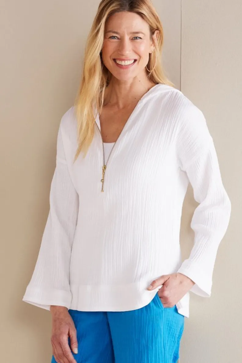 Sudadera Kemia con Capucha en Gasas Suaves - Diseño Transpirable para Momentos de Confort