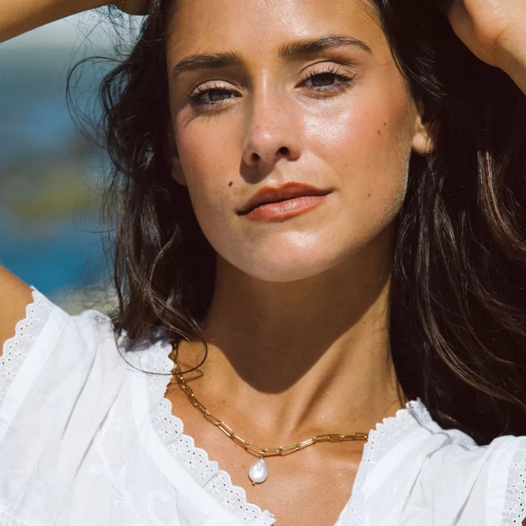 Collar Elegante de Perlas Keshi - Diseño Artesanal con Toque de Lujo | Tienda de Joyería Atolea