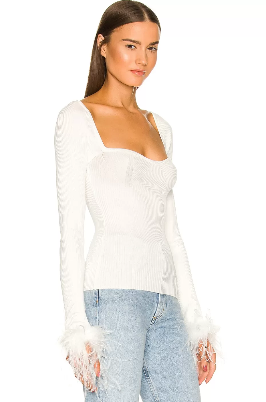 Lovers + Friends - Blusa Kinsley con Detalles en Plumas para Looks Únicos