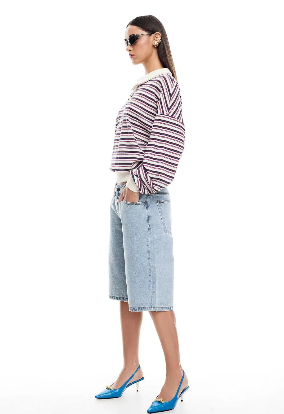 Leonesa Shorts Denim Mujer - Jorts Casuales de Algodón con Estilo Único ¡Descúbrelos Hoy!