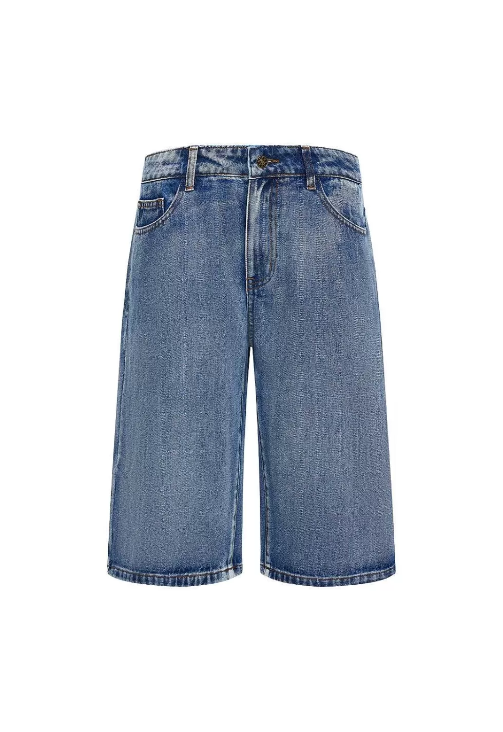 Shorts Cortos Leona - Estilo Urbano en Denim Desgastado, Tendencia Verano 2024