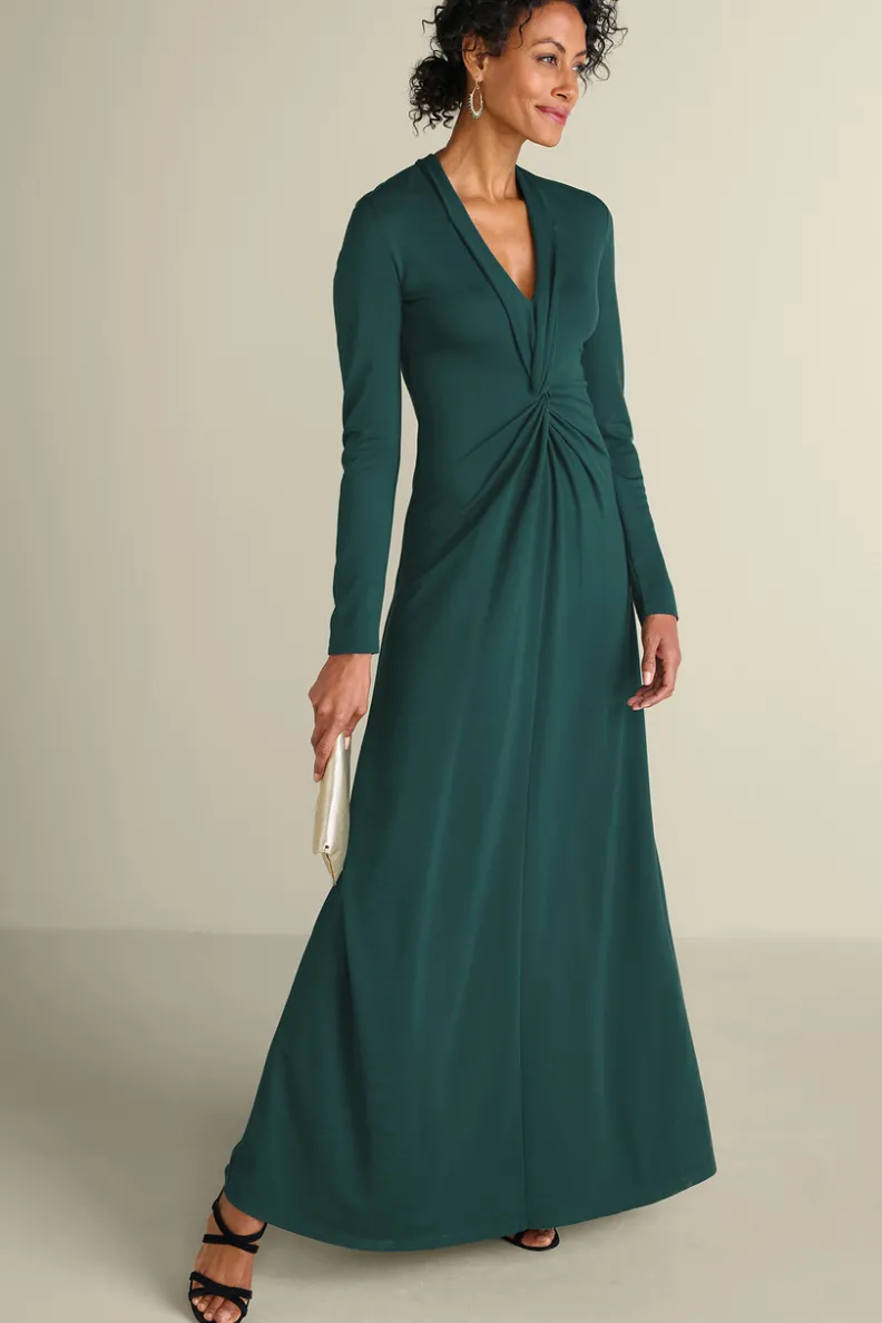 Vestido Lagia de Corte Bohemio - Tela Fluida y Diseño Sofisticado para Ocasiones Especiales | Soft Surroundings Colección Primavera