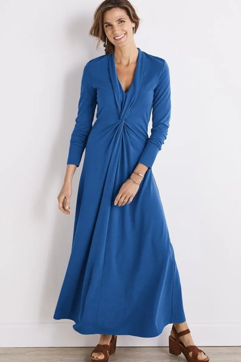 Vestido Lagia de Corte Bohemio - Tela Fluida y Diseño Sofisticado para Ocasiones Especiales | Soft Surroundings Colección Primavera