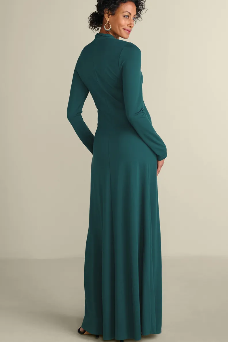 Vestido Lagia de Corte Bohemio - Tela Fluida y Diseño Sofisticado para Ocasiones Especiales | Soft Surroundings Colección Primavera